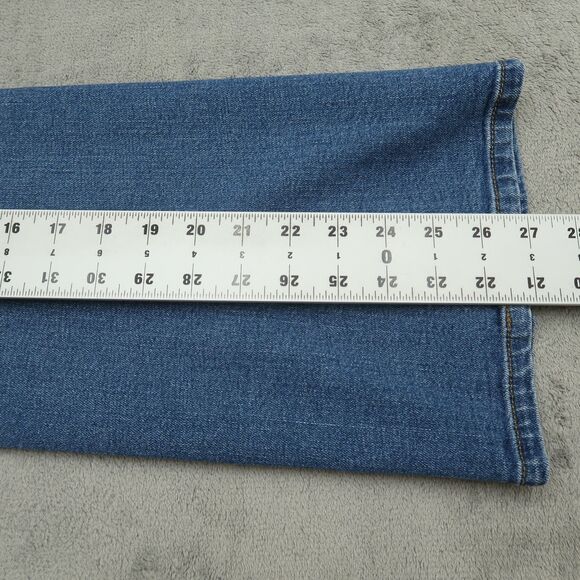 Loft Jeans Women's Size 12P Blue High-Rise Bootcut Denim 27" Inseam Stretch - Picture 4 of 16